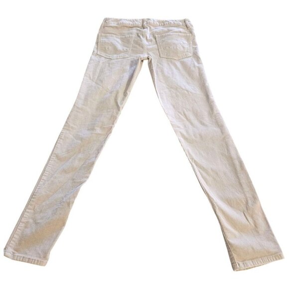 WM AE Low Rise Stretch Corduroy Jeggings  6R Preppy Neutral Scandi Clean Girl - Picture 2 of 9